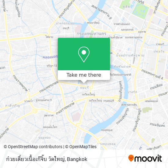 ก๋วยเตี๋ยวเนื้อเก๊จิ๊บ วัดใหญ่ map