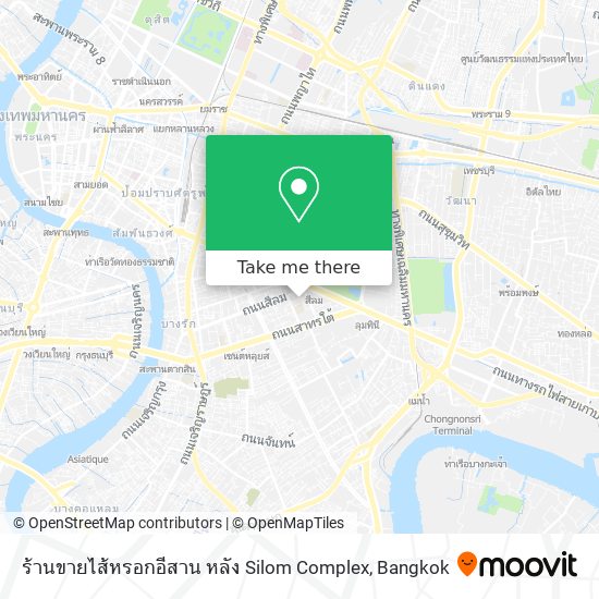 ร้านขายไส้หรอกอีสาน หลัง Silom Complex map