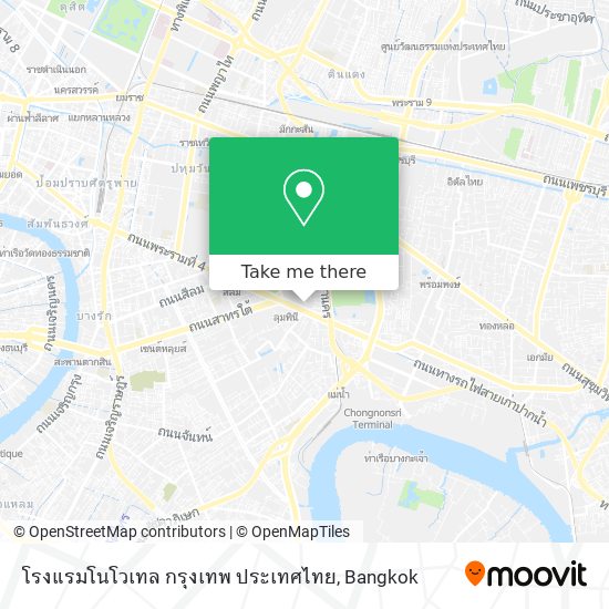 โรงแรมโนโวเทล กรุงเทพ ประเทศไทย map