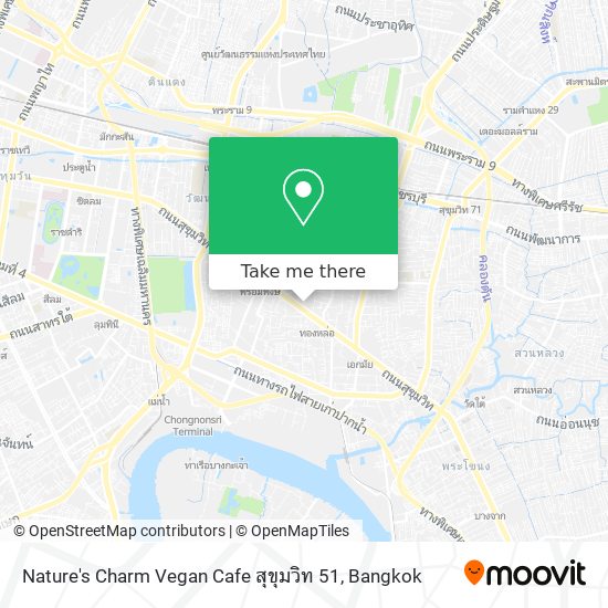 Nature's Charm Vegan Cafe สุขุมวิท 51 map