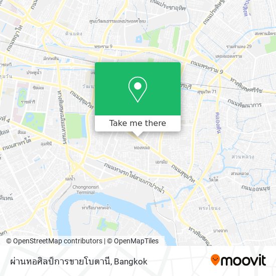 ผ่านหอศิลป์การขายโบตานี map