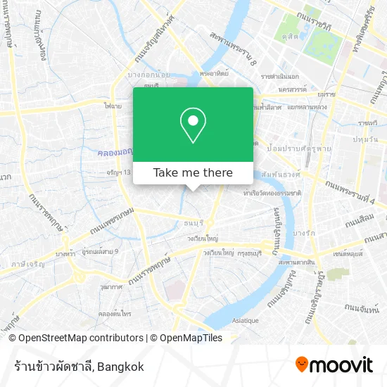 ร้านข้าวผัดชาลี map