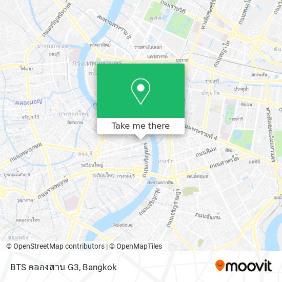 BTS คลองสาน G3 map