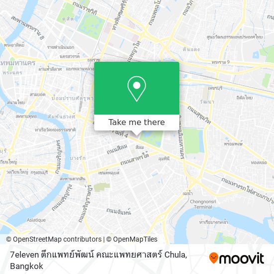 7eleven ตึกแพทย์พัฒน์ คณะแพทยศาสตร์ Chula map