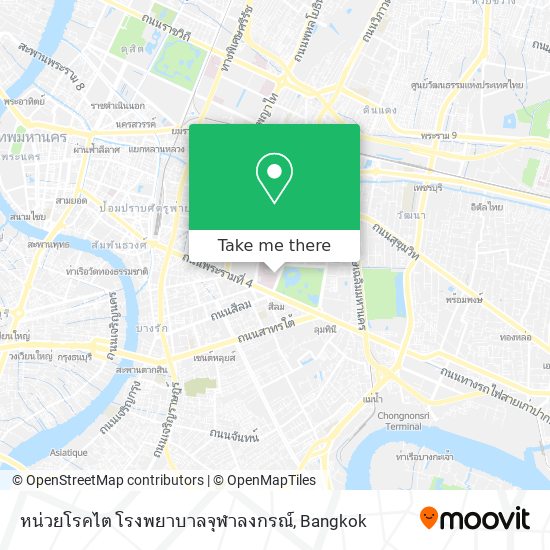 หน่วยโรคไต โรงพยาบาลจุฬาลงกรณ์ map