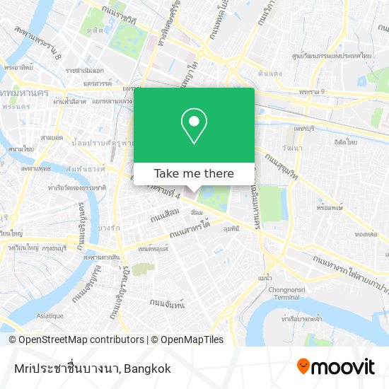 Mriประชาชื่นบางนา map