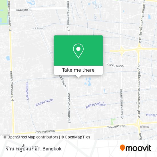 ร้าน หมูปิ้งแก้ขัด map