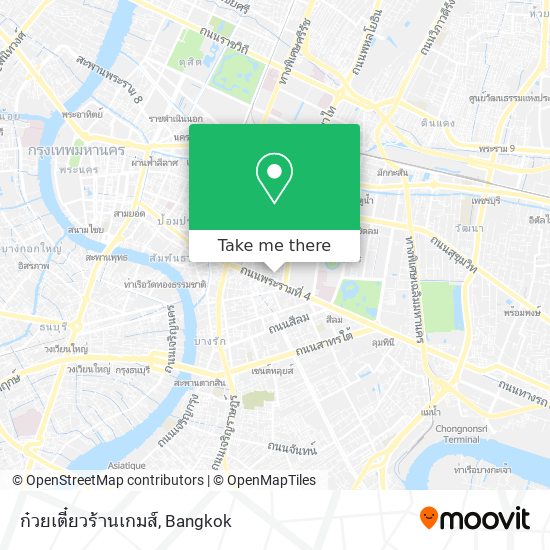 ก๋วยเตี๋ยวร้านเกมส์ map