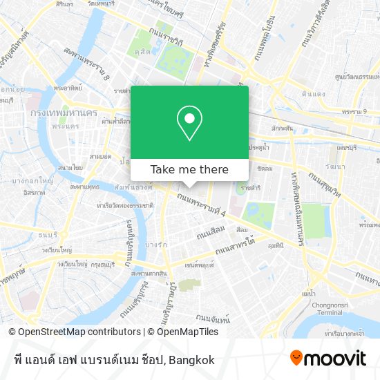 พี แอนด์ เอฟ แบรนด์เนม ช็อป map