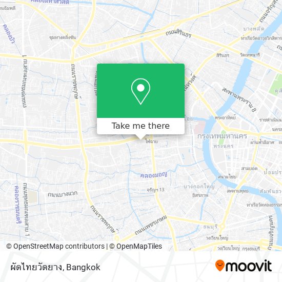 ผัดไทยวัดยาง map