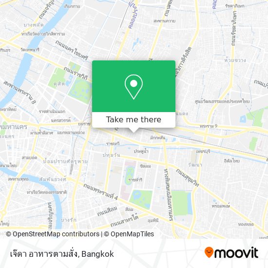 เจ๊ดา อาหารตามสั่ง map