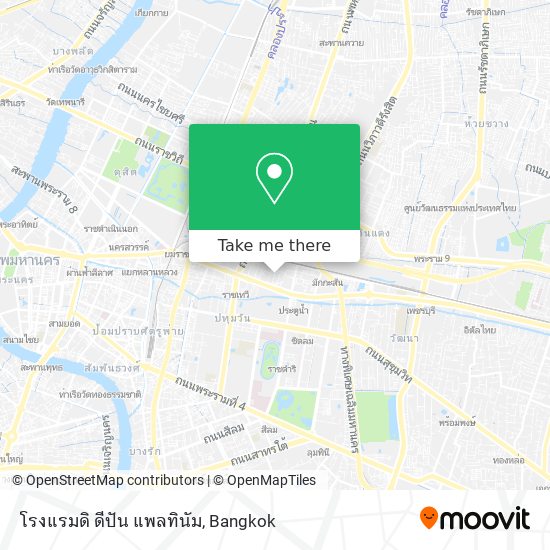 โรงแรมดิ ดีปัน แพลทินัม map