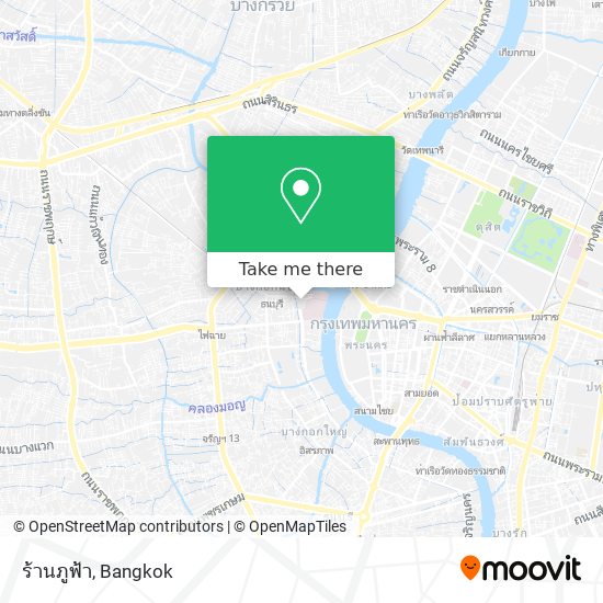 ร้านภูฟ้า map