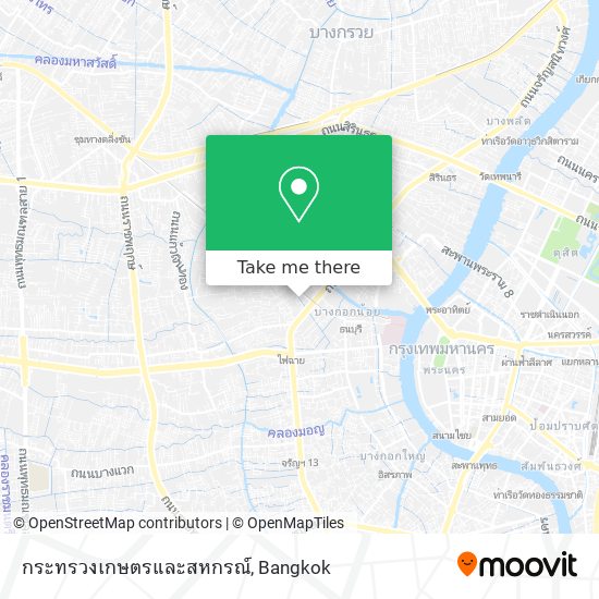 กระทรวงเกษตรและสหกรณ์ map