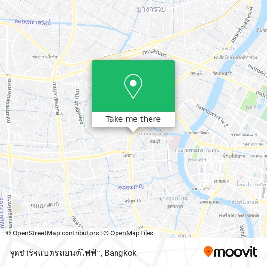 จุดชาร์จแบตรถยนต์ไฟฟ้า map