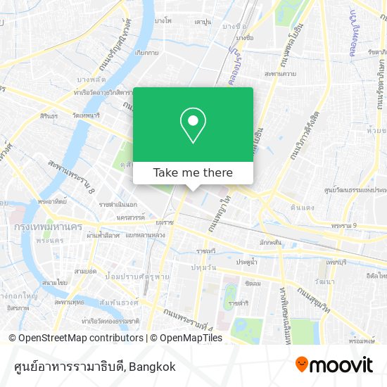 ศูนย์อาหารรามาธิบดี map