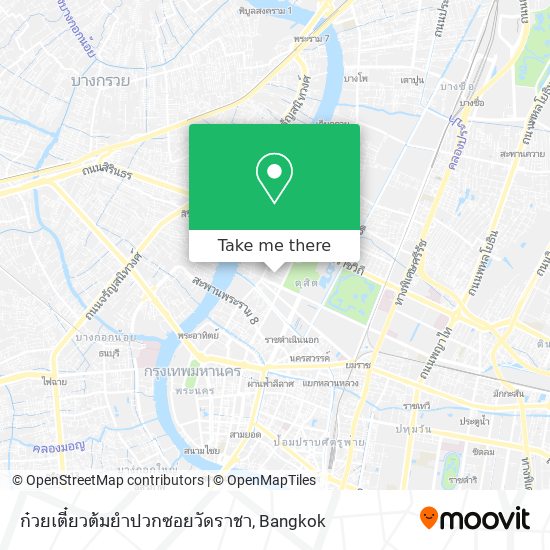 ก๋วยเตี๋ยวต้มยำปวกซอยวัดราชา map