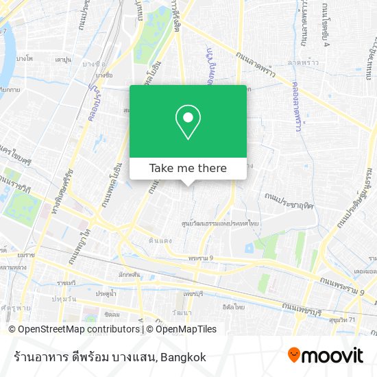 ร้านอาหาร ดีพร้อม บางแสน map