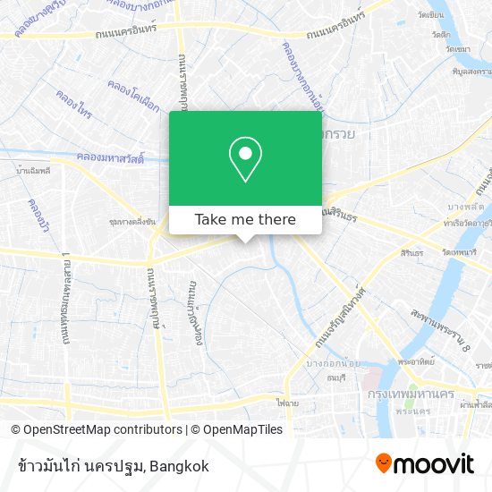 ข้าวมันไก่ นครปฐม map