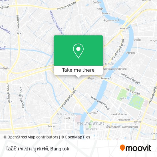 โออิชิ เจแปน บุฟเฟ่ต์ map