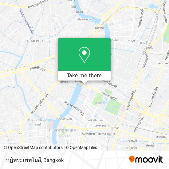 กฏิพระเทพโมลี map