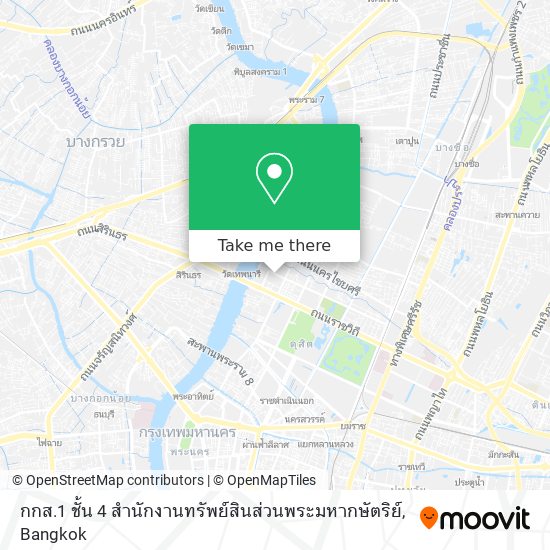 กกส.1 ชั้น 4 สํานักงานทรัพย์สินส่วนพระมหากษัตริย์ map