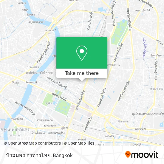 ป้าสมพร อาหารไทย map