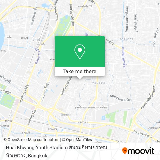 Huai Khwang Youth Stadium สนามกีฬาเยาวชนห้วยขวาง map