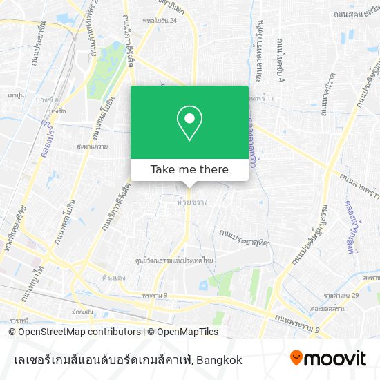 เลเซอร์เกมส์แอนด์บอร์ดเกมส์คาเฟ่ map