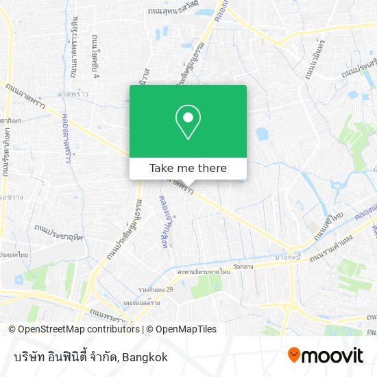 บริษัท อินฟินิตี้ จํากัด map