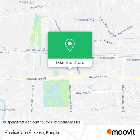 ข้าวต้มปลา เก๋ากะพง map