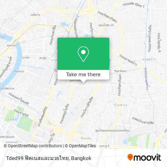 Tded99 ฟิตเนสและมวยไทย map