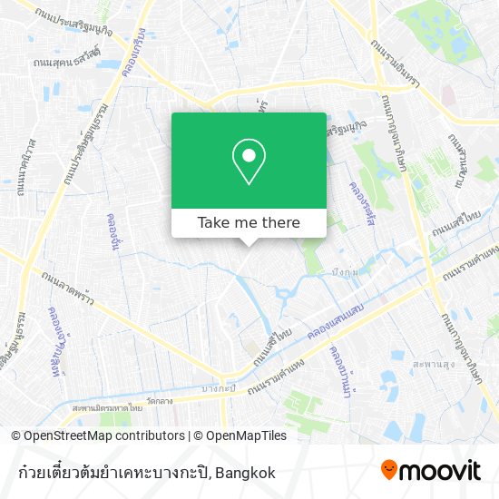 ก๋วยเตี๋ยวต้มยำเคหะบางกะปิ map