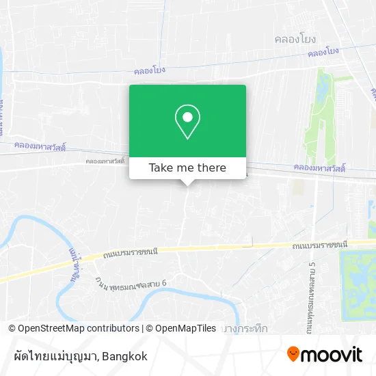 ผัดไทยแม่บุญมา map