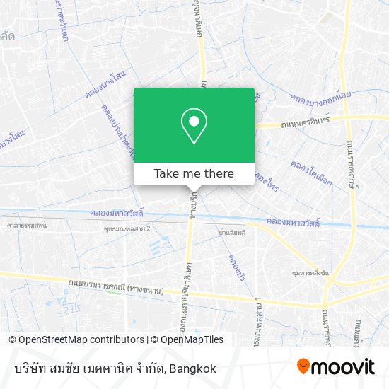 บริษัท สมชัย เมคคานิค จำกัด map