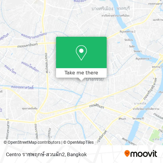 Centro ราชพฤกษ์-สวนผัก2 map