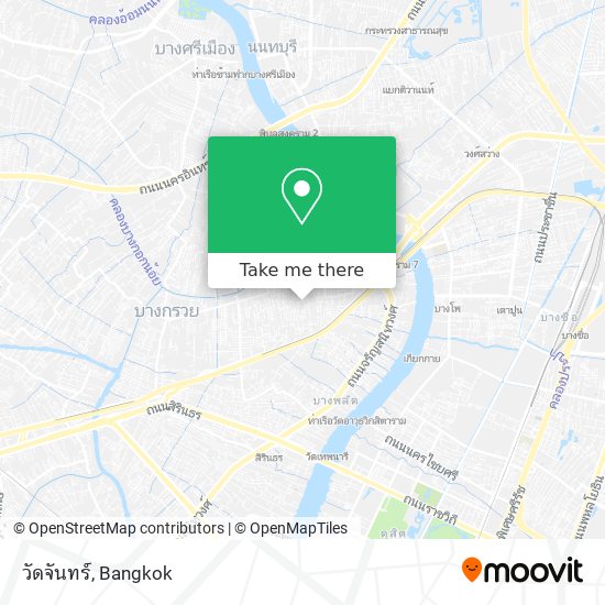 วัดจันทร์ map