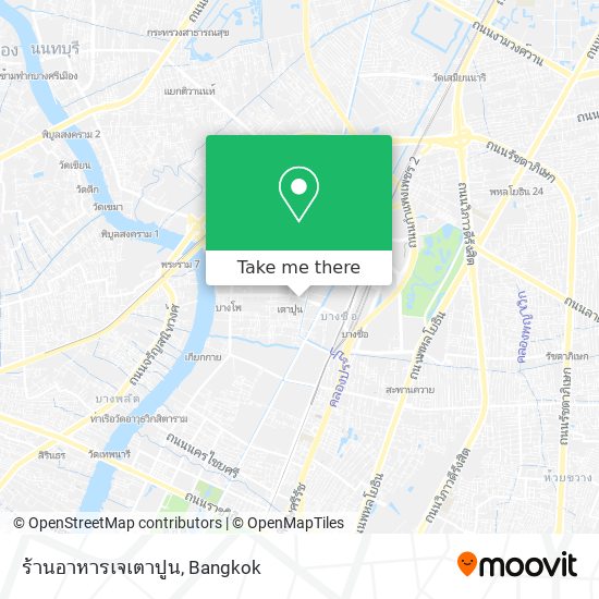 ร้านอาหารเจเตาปูน map