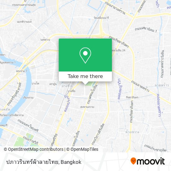 ปภาวรินทร์ผ้าลายไทย map