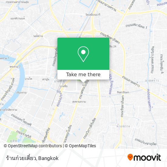 ร้านก๋วยเตี๋ยว map