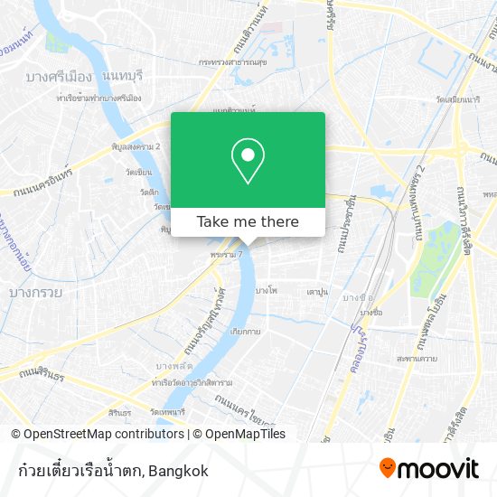 ก๋วยเตี๋ยวเรือน้ำตก map