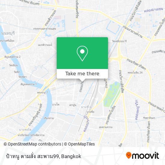 ป้าหนู ตามสั่ง สะพาน99 map