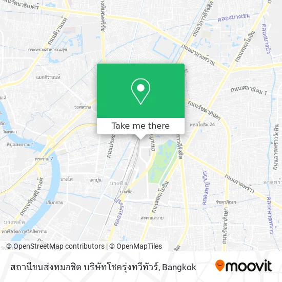 สถานีขนส่งหมอชิต บริษัทโชครุ่งทวีทัวร์ map