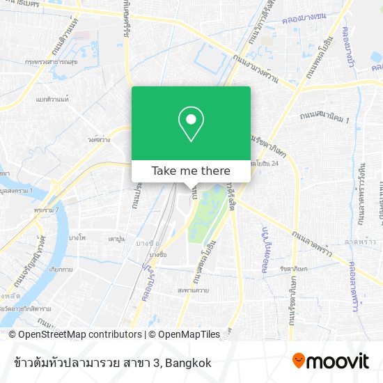 ข้าวต้มหัวปลามารวย สาขา 3 map