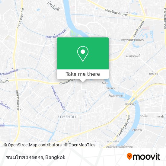 ขนมไทยรองตอง map