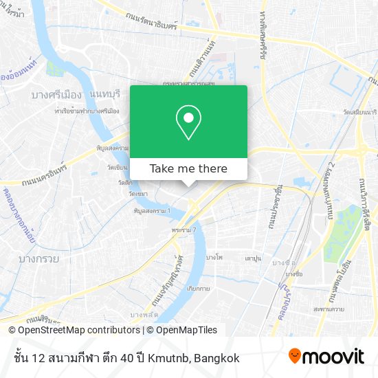 ชั้น 12 สนามกีฬา ตึก 40 ปี Kmutnb map