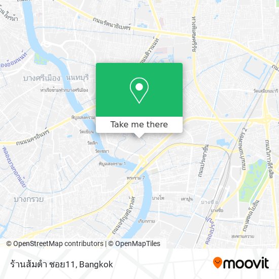 ร้านส้มตำ ซอย11 map