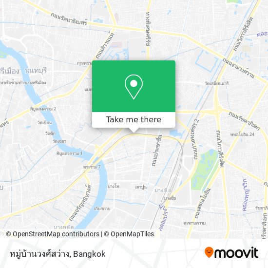 หมู่บ้านวงศ์สว่าง map