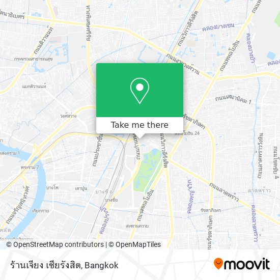 ร้านเจียง เซียรังสิต map