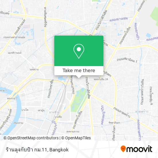 ร้านลุงกับป้า กม.11 map